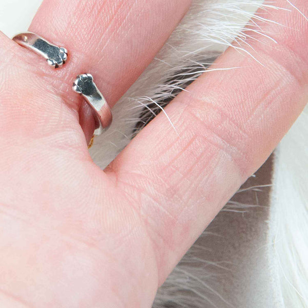 Dog ring 'LabLove' | copper colored