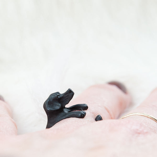 Dog ring 'LabLove' | copper colored