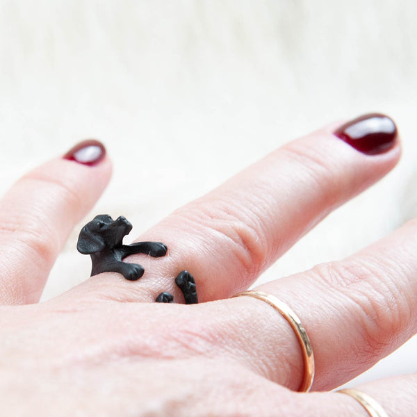 Dog ring 'LabLove' | copper colored
