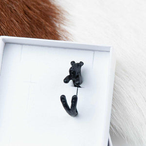 Ring Hund Terrier Schwarz