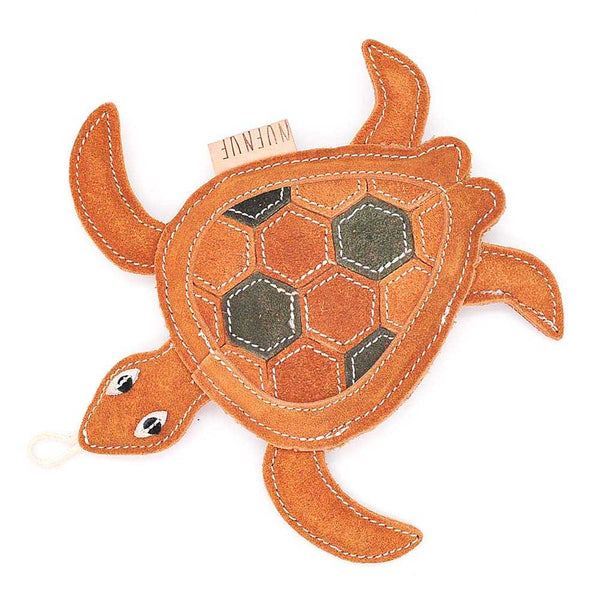 Ungefährliches Hundespielzeug Schildkröte aus nachhaltigen Materialien, ohne Quietschi