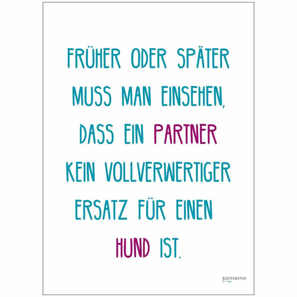 Postcard 'Sooner or later you have to see...'