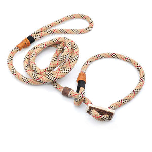 Exklusive Moxon 10 mm Highland Houndstooth mit Takling, robustes Tau mit sorgfältig genähten Verbindungen, handmade in Germany
