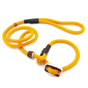 T-RLS-10-CUR, Moxon-Hundeleine aus Tau – funktional & hochwertig, gelb