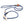 #T-RLS-06-EIS, Retrieverleine aus hochwertigem Tau – 6mm Durchmesser in blau