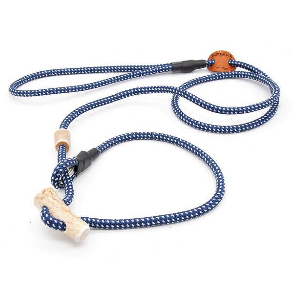 #T-RLS-06-EIS, Retrieverleine aus hochwertigem Tau – 6mm Durchmesser in blau