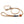 #T-RLS-08-CHA, Retrieverleine 8mm in Champagner mit Hirschhorn-Stopper, handgefertigte Moxon-Leine für Hunde