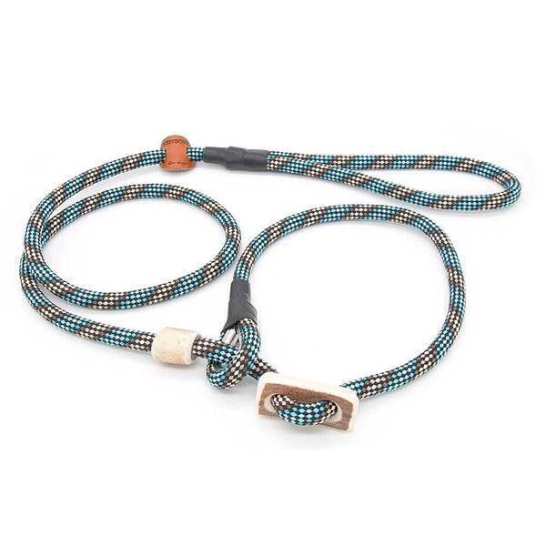 #T-RLS-08-BAV, Moxon-Leine 8 mm in Bavaria, robustes Tau mit genähten und verschmolzenen Verbindungen, handgemacht in Deutschland