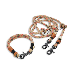 Set: Hundeleine Tau & Halsband mit Karabiner – 10mm | Konfigurator
