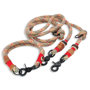 Set: Hundeleine Tau & Halsband mit Karabiner – 10mm | Konfigurator