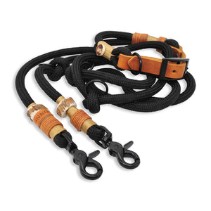 Set: Hundeleine Tau & Halsband mit Schnalle – 10mm | Konfigurator