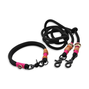 Set: Hundeleine Tau & Halsband mit Karabiner – 10mm | Konfigurator