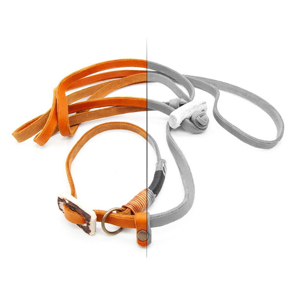 Konfigurierbare Umhängeleine / Jagdleine 12 mm Leder