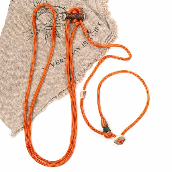 Shoulder leash / hunting leash 'Hands-Free' | 6mm | Elegant