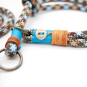 Tau-Hundehalsband mit Zugstopp – doppelt - 10mm | Konfigurator