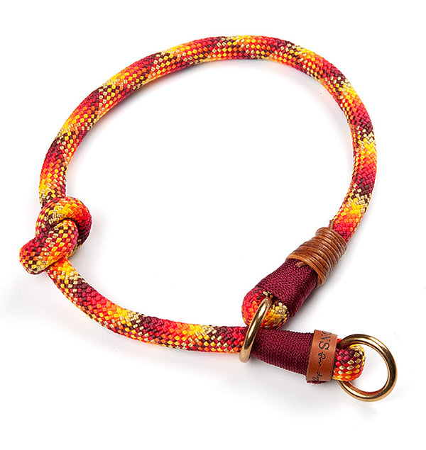 Dog leash rope Ø 10mm | 3-way adjustable | 2 meters | Scottish beige