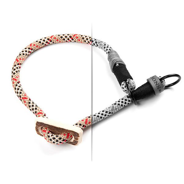 Konfigurierbares Halsband Zugstopp einfach 10 mm Tau