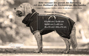 Original DRYUP Cape in Gelb – Hundebademantel für drinnen und draußen, perfekt für nasse Abenteuer.