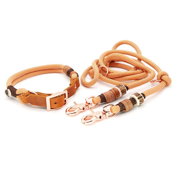 Halsband Tau Ø 10mm | Leder-Adapter | Individuell - KENSONS for dogs