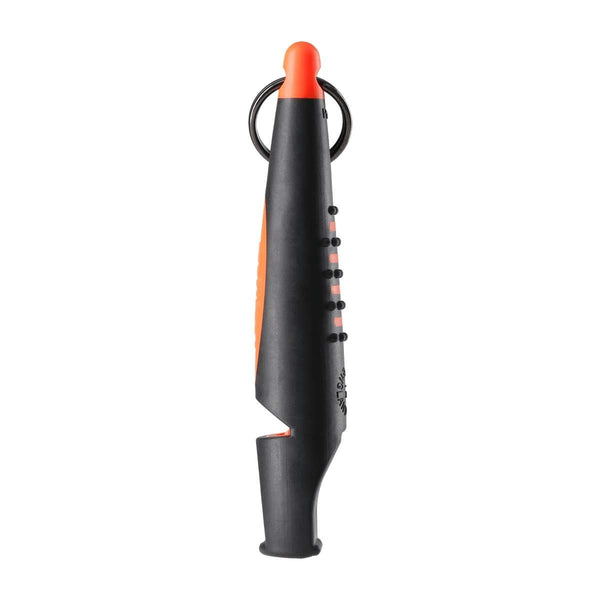 Hundepfeife Acme Alpha 210,5 - Schwarz Orange / Black DG Orange - die beste Pfeife fürs Hundetraining - seitlich
