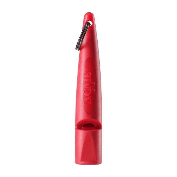 Hundepfeife Acme Alpha 210,5 - Rot / Carmine Red - die beste Pfeife fürs Hundetraining - oben