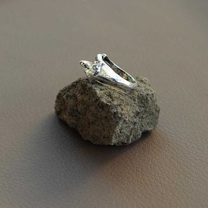 Anpassbarer Labrador Ring Hund -silbern- Statement Ring für Hundefreunde, ideal als Geschenk zu Weihnachten, Ostern, Geburtstag oder Jahrestag, präsentiert in einer edlen Schmuckschachtel