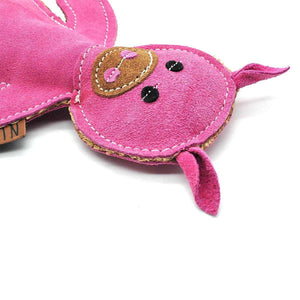 Hundespielzeug Wildleder 'Miss Piggy' - KENSONS for dogs