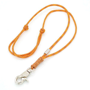 Praktische Pfeifenband für Acme-Pfeifen - stufenlos verstellbar - Orange-Gelb