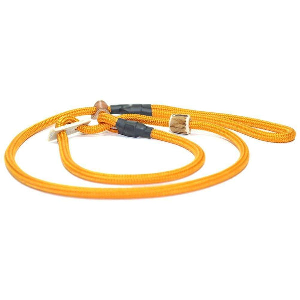 #T-RLS-08-CUR, Hundeleine 8mm Tau – perfekt für jagdlich geführte Hunde in gelb