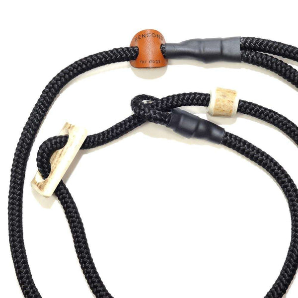 Retrieverleine 8mm Sporty | Black is Black - KENSONS for dogs