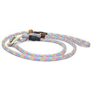 Retrieverleine 8mm Sporty | Rosa-Blau-Grün-Bunte Ablenkung - KENSONS for dogs