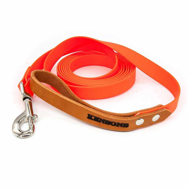 Schleppleine mit Leder-Handschlaufe - KENSONS for dogs