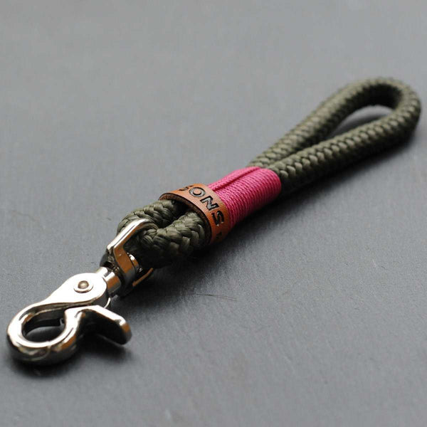 Schlüsselanhänger 'Liebelei' | Grün-Pink - KENSONS for dogs