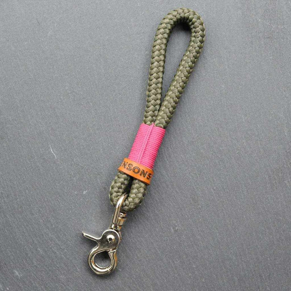 Schlüsselanhänger 'Liebelei' | Grün-Pink - KENSONS for dogs