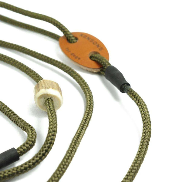 Showleine 4mm 'Horny' | in zahlreichen Farben - MIT Hirschhorn-Zugstopp