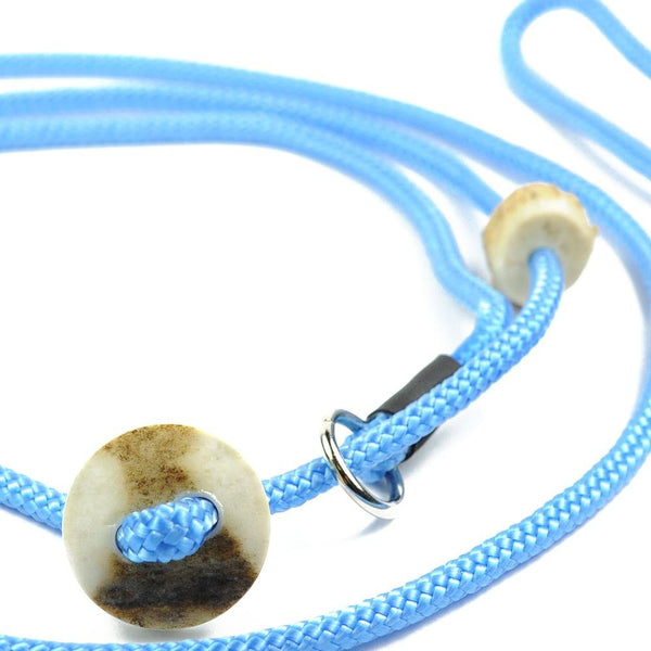 Showleine 4mm 'Horny' | in zahlreichen Farben - MIT Hirschhorn-Zugstopp - KENSONS for dogs
