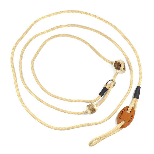 Showleine 4mm 'Horny' | in zahlreichen Farben - MIT Hirschhorn-Zugstopp