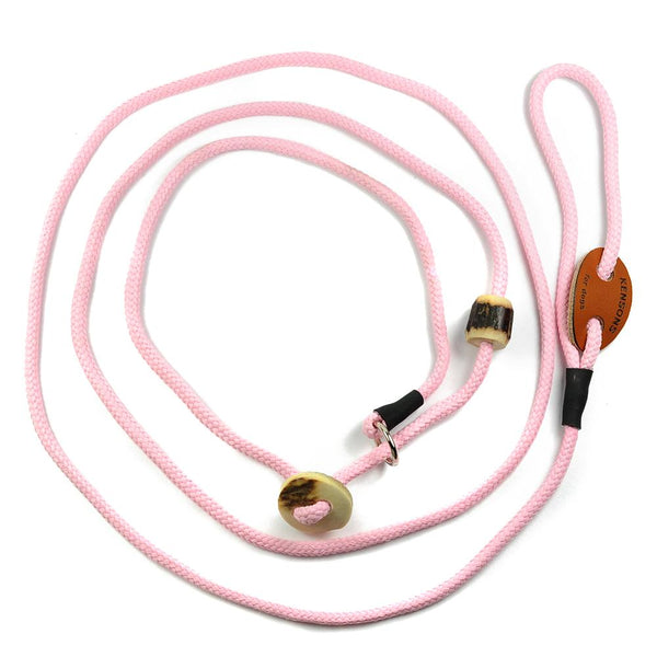 Showleine 4mm 'Horny' | in zahlreichen Farben - MIT Hirschhorn-Zugstopp - KENSONS for dogs