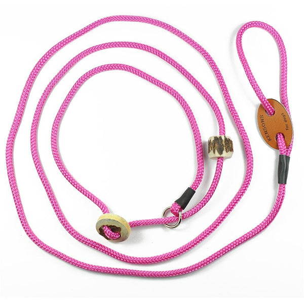 Showleine 4mm 'Horny' | in zahlreichen Farben - MIT Hirschhorn-Zugstopp