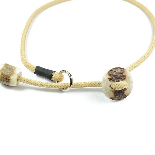 Showleine 4mm 'Horny' | in zahlreichen Farben - MIT Hirschhorn-Zugstopp