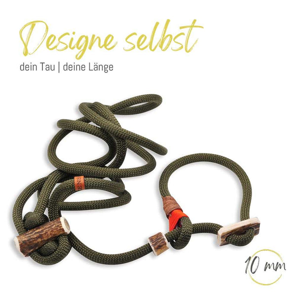 Umhängeleine / Jagdleine 'Hands-Free' | 10mm | Elegant - KENSONS for dogs